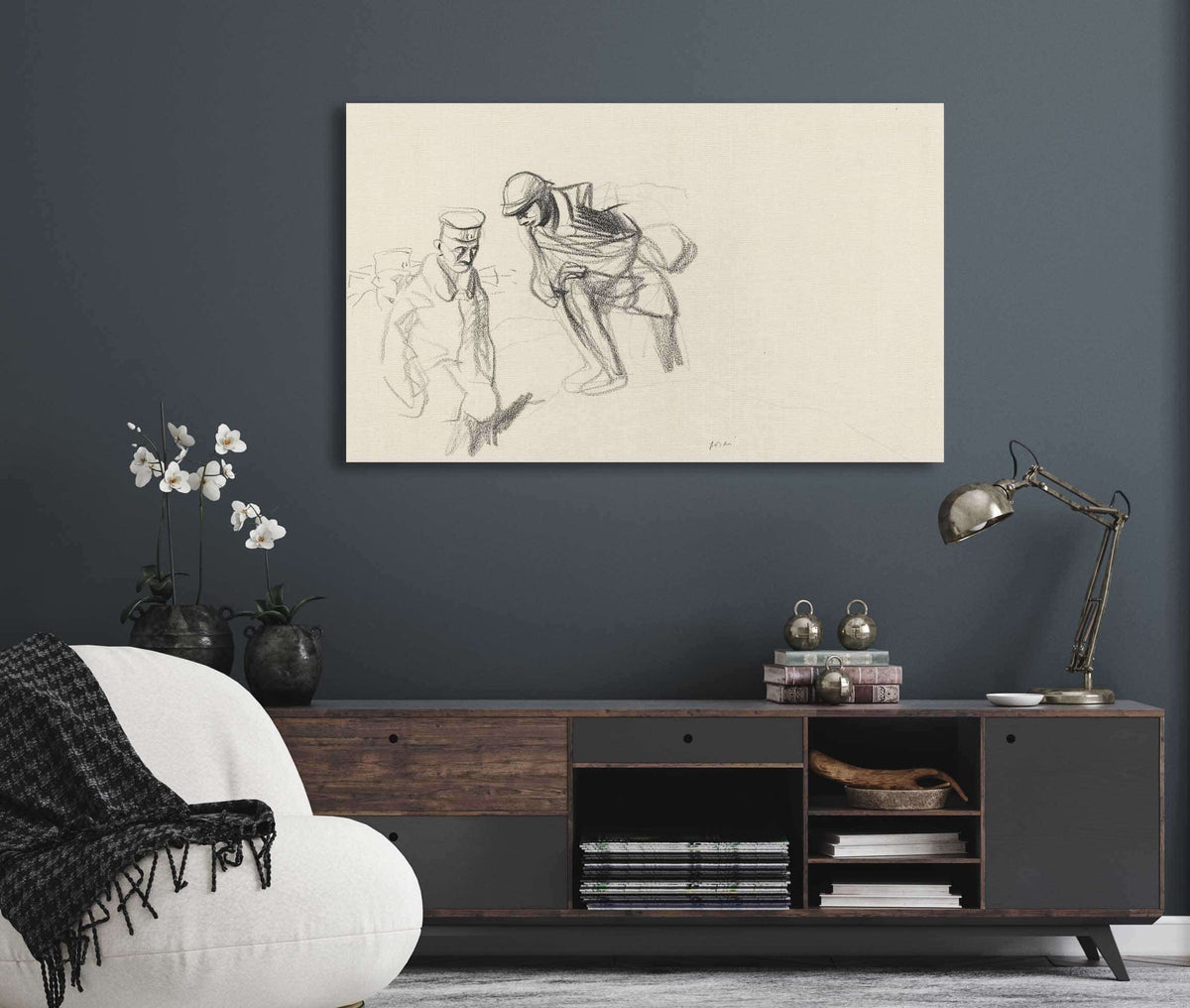 Lost Illusions Ii Probably by Jean Louis Forain