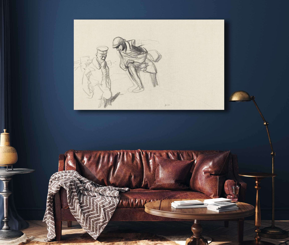 Lost Illusions Ii Probably by Jean Louis Forain