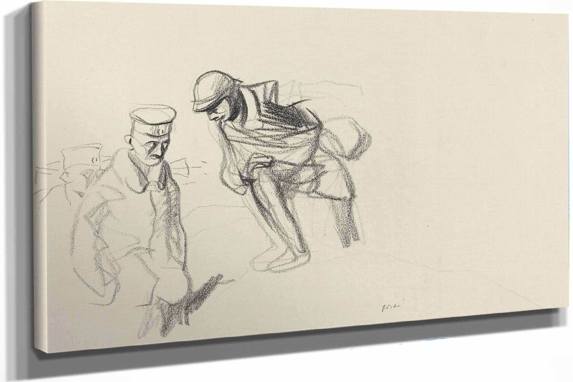 Lost Illusions Ii Probably by Jean Louis Forain