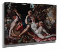 Lot And His Daughters by Joachim Wtewael