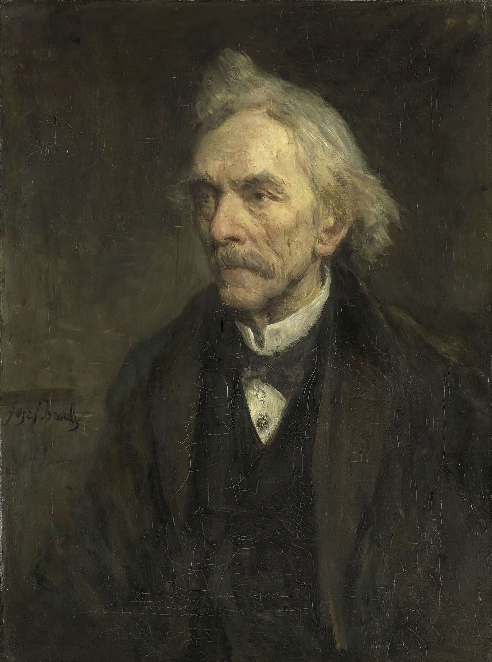 Louis Jacques Veltman  Actor by Jozef Israels