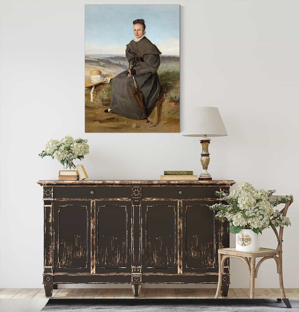 Louise Harduin by Jean Baptiste Camille Corot