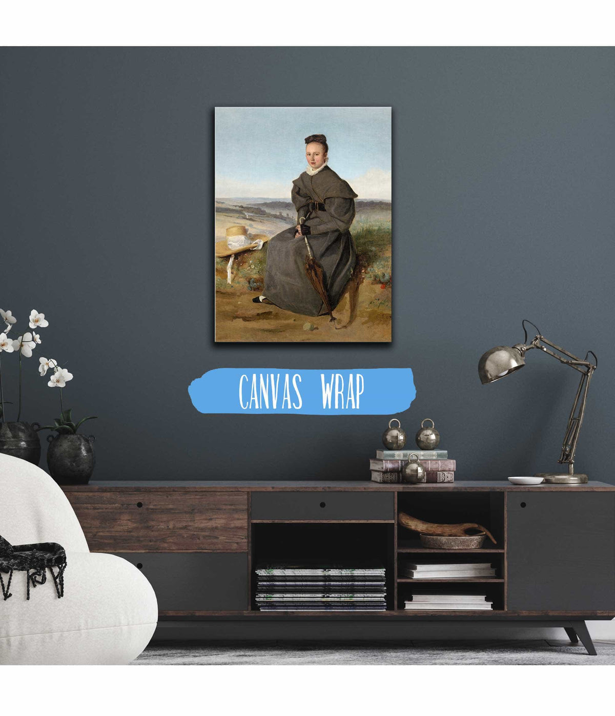 Louise Harduin by Jean Baptiste Camille Corot