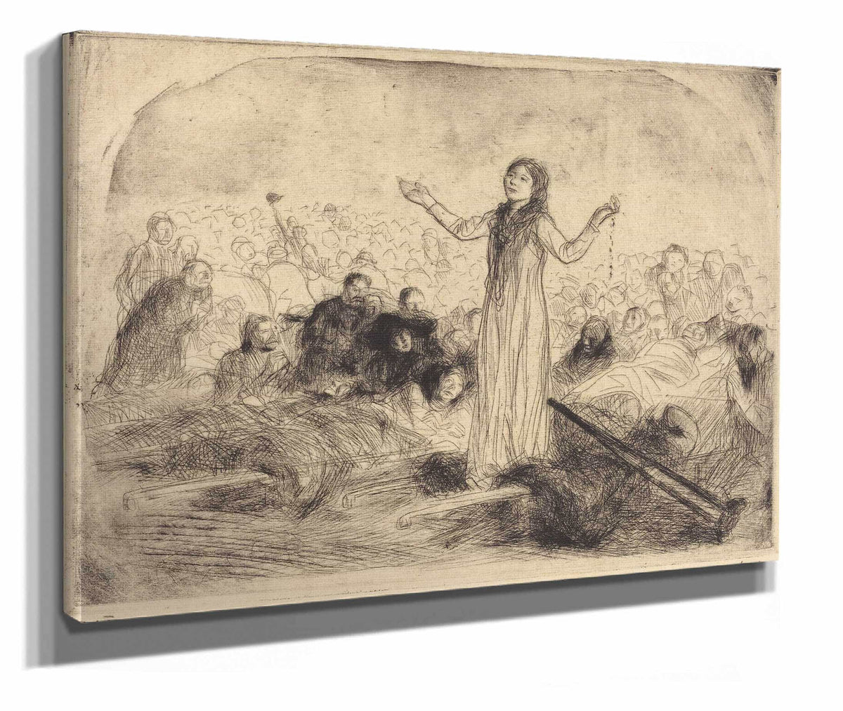 Lourdes The Miracle Second Plate by Jean Louis Forain