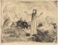 Lourdes The Miracle Second Plate by Jean Louis Forain