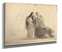 Lourdes The Paralytic Second Plate by Jean Louis Forain