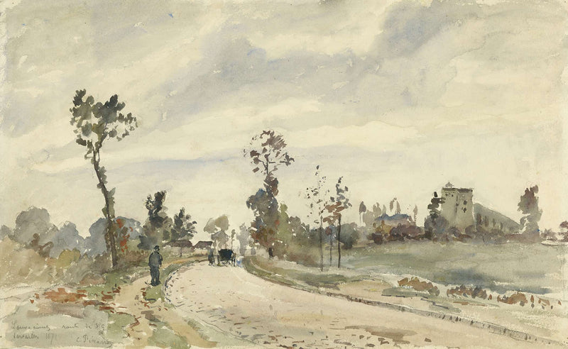 Louveciennes Route De Saint Germain by Camille Pissarro