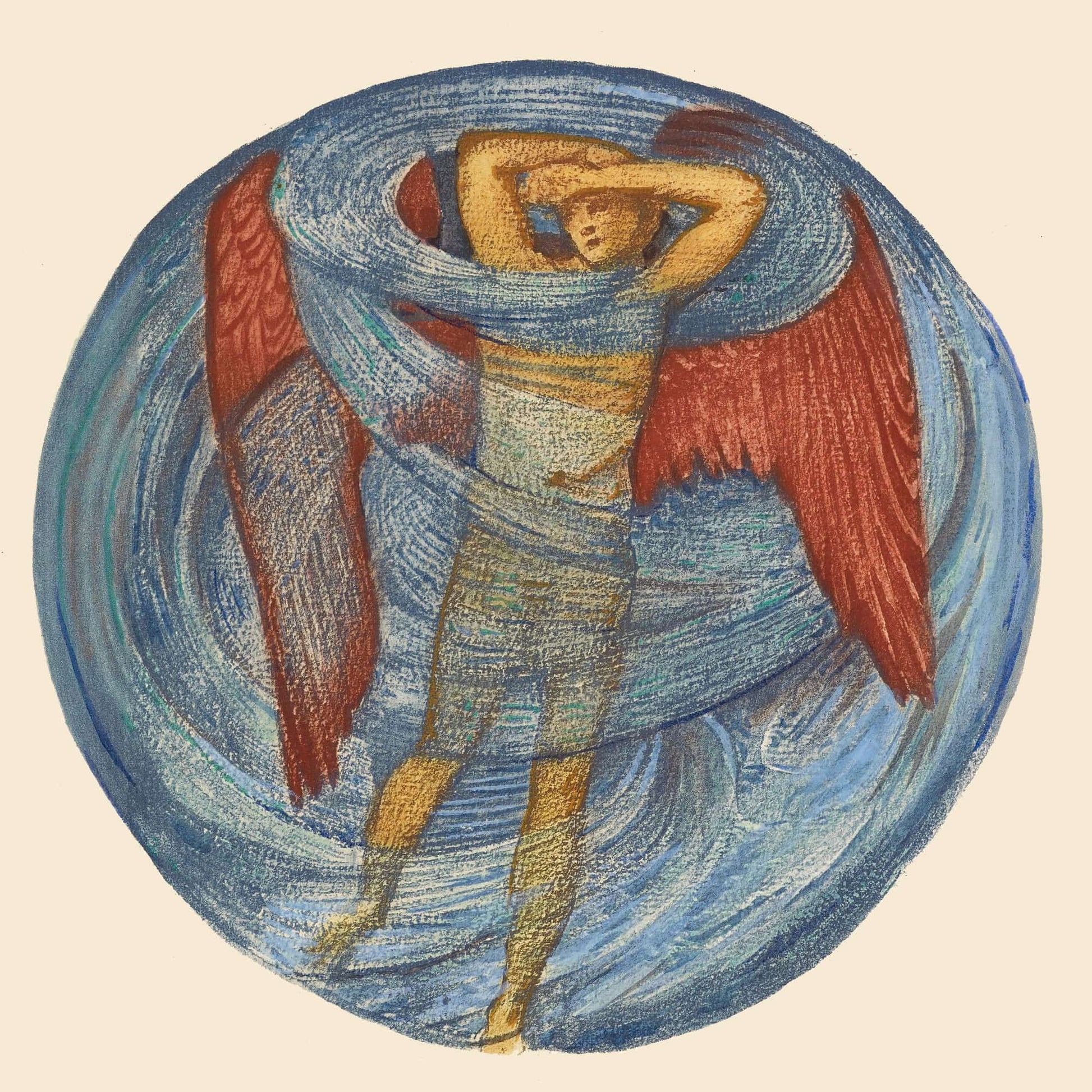 Love In A Mist by Sir Edward Coley Burne Jones