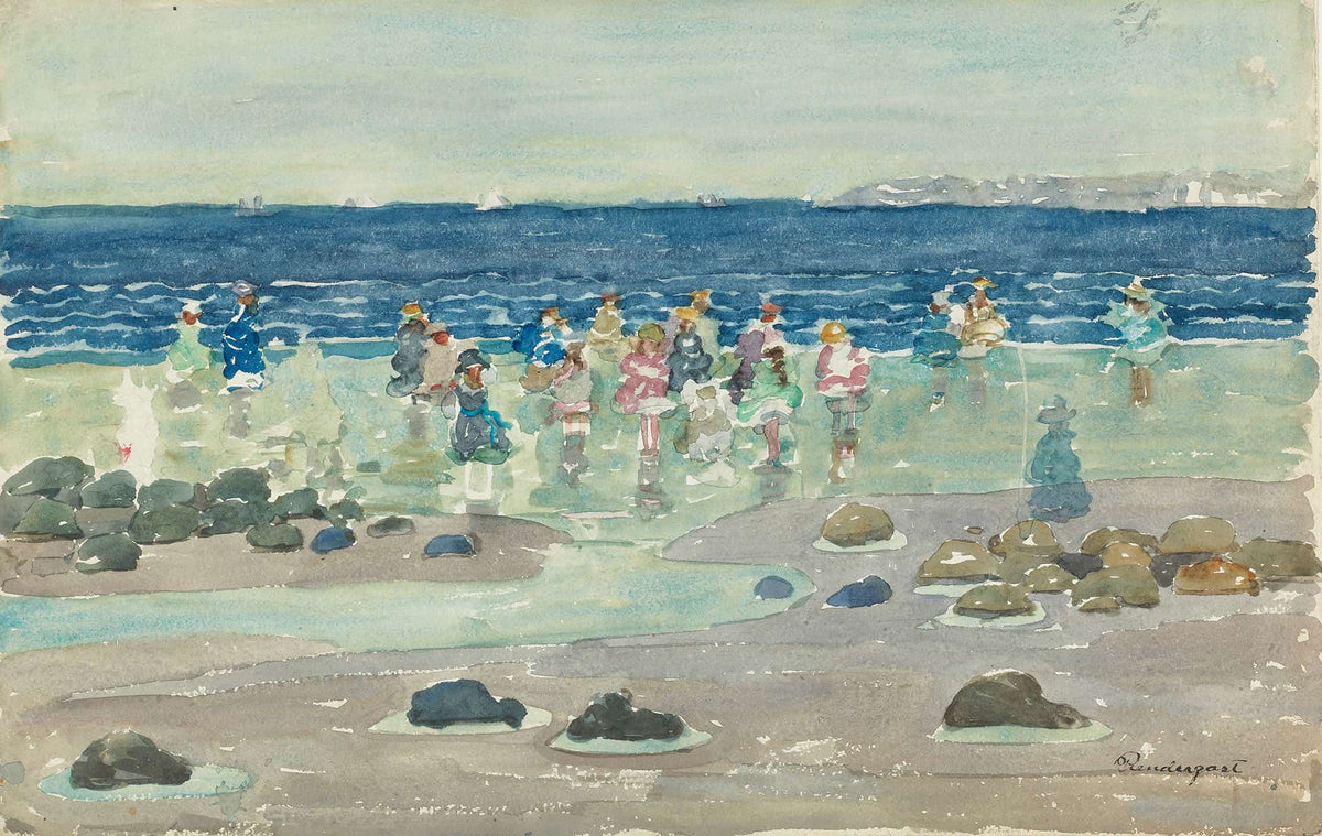 Low Tide by Maurice Prendergast