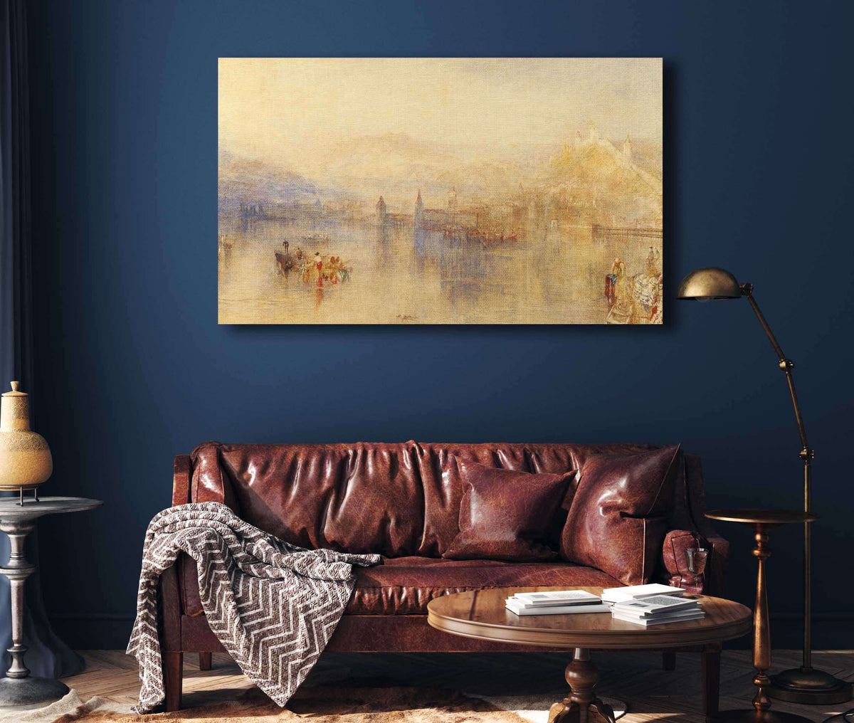 Lucerne From The Lake by Joseph Mallord William Turner