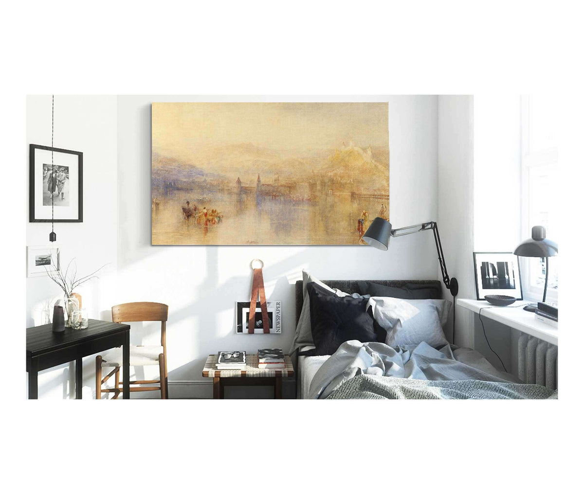 Lucerne From The Lake by Joseph Mallord William Turner