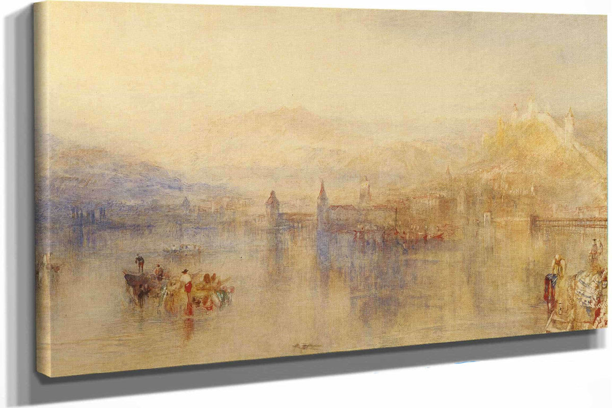 Lucerne From The Lake by Joseph Mallord William Turner