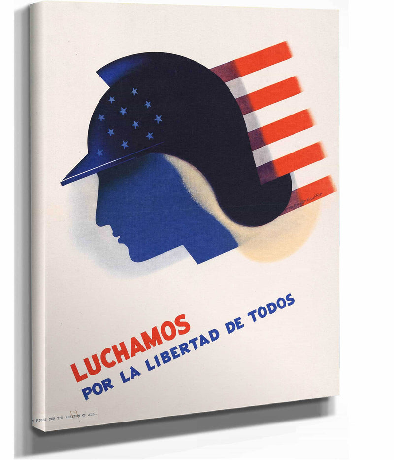 Luchamos Por La Libertad De Todos by Edward Mcknight Kauffer
