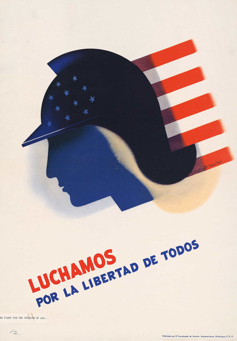 Luchamos Por La Libertad De Todos by Edward Mcknight Kauffer