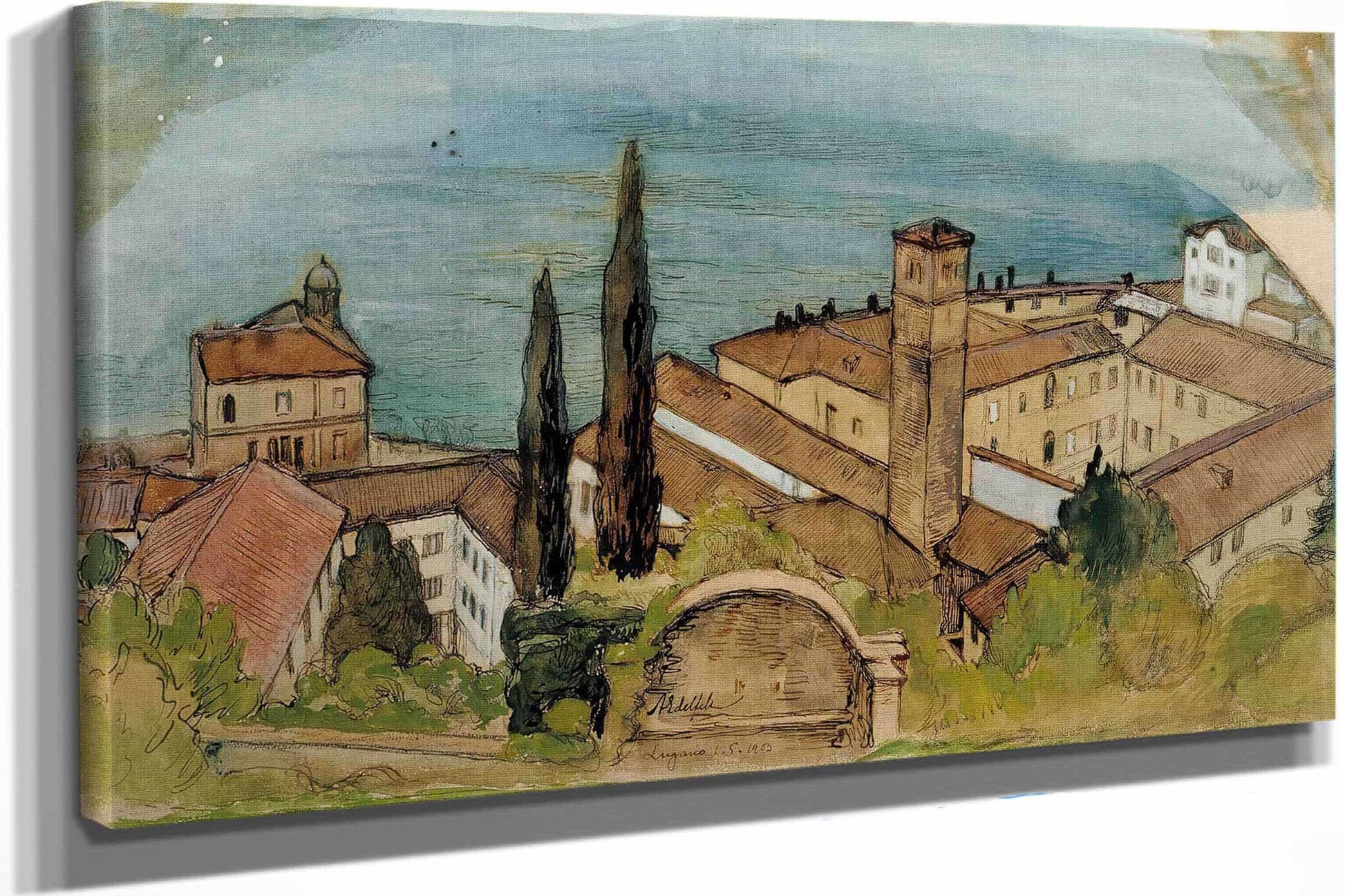 Lugano By Albert Edelfelt