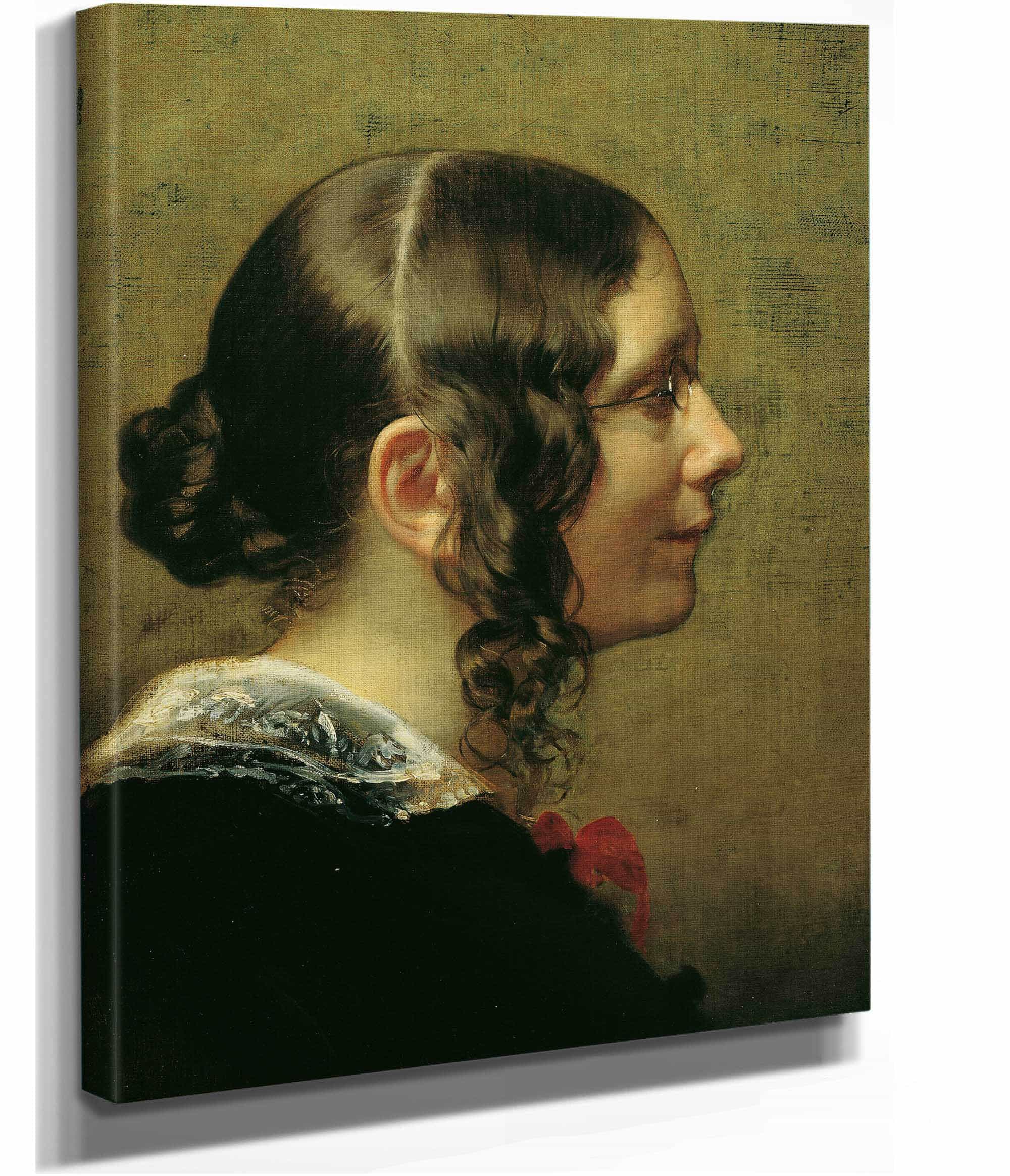 Luise Pfeiffer Nathusius by Friedrich Von Amerling