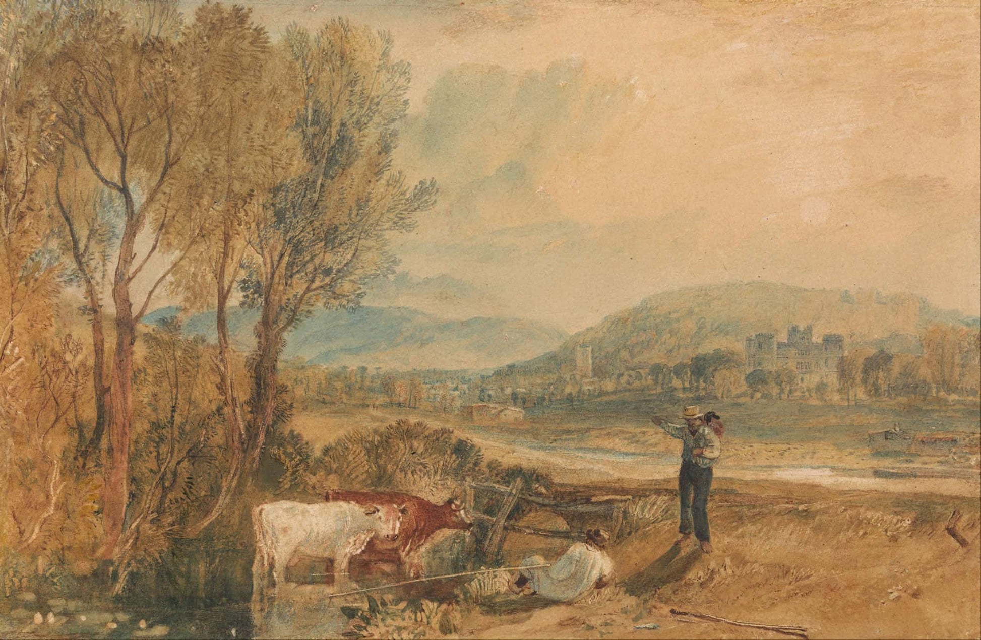 Lulworth Castle Dorset by Joseph Mallord William Turner