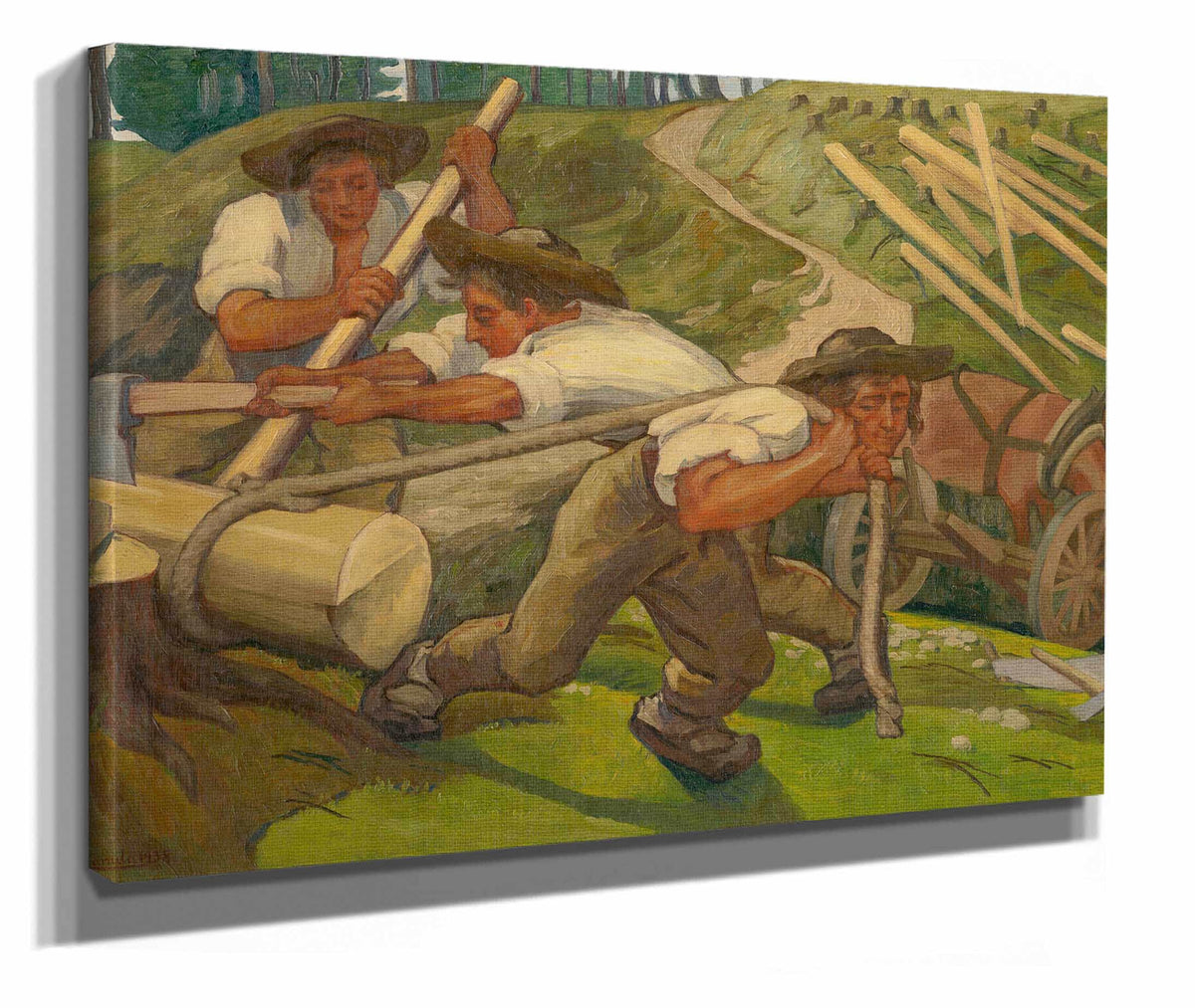 Lumberjacks by Jozef Hanula