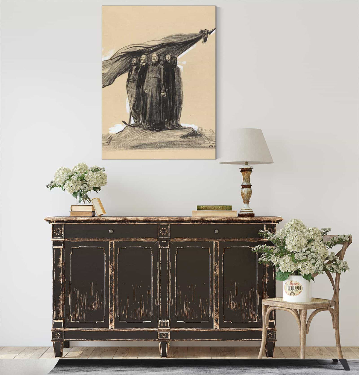 Lunion Sous Le Drapeau by Jean Louis Forain