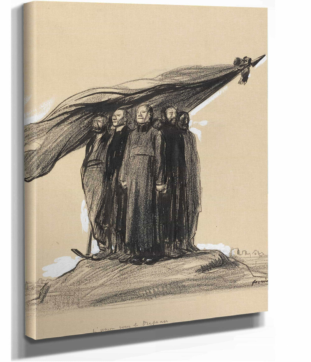 Lunion Sous Le Drapeau by Jean Louis Forain