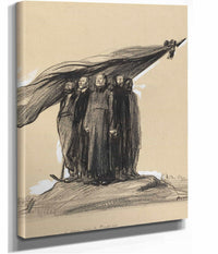 Lunion Sous Le Drapeau by Jean Louis Forain