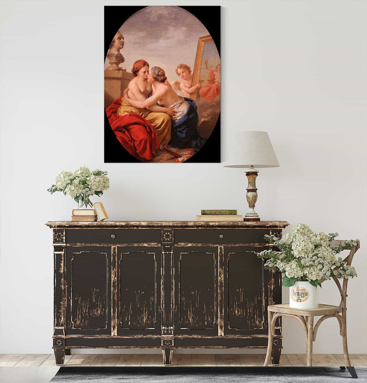 Lunione Di Pittura E Scultura by Louis Jean Francois Lagrenee