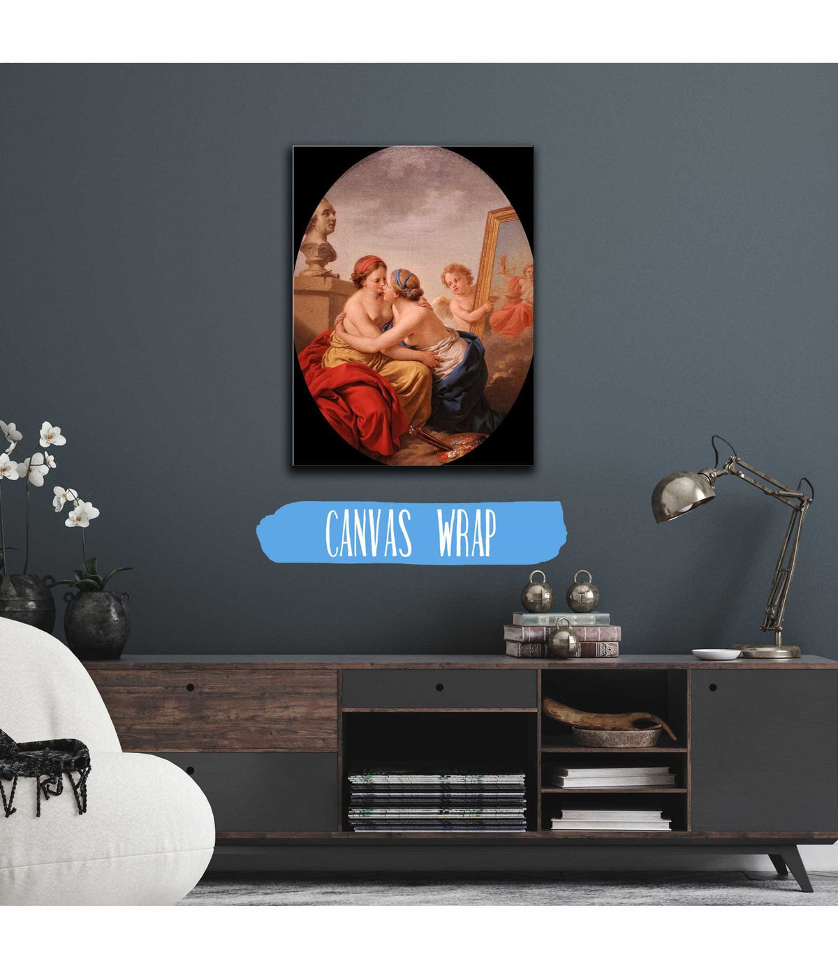 Lunione Di Pittura E Scultura by Louis Jean Francois Lagrenee