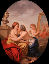 Lunione Di Pittura E Scultura by Louis Jean Francois Lagrenee