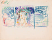Luonnos Nylands Nationin Veljesvala Maalausta Varten by Magnus Enckell