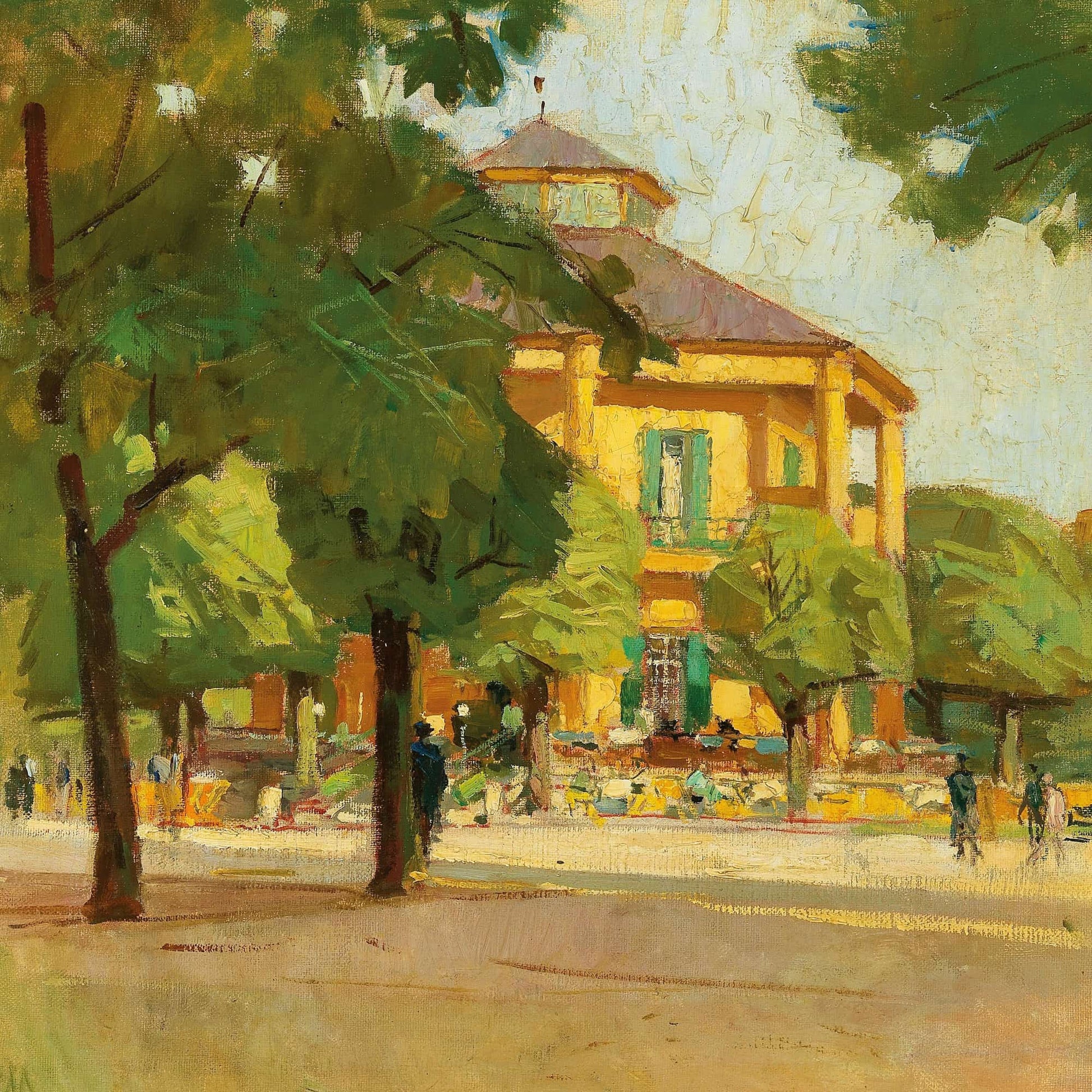 Lusthaus Prater Vienna by Carl Moll