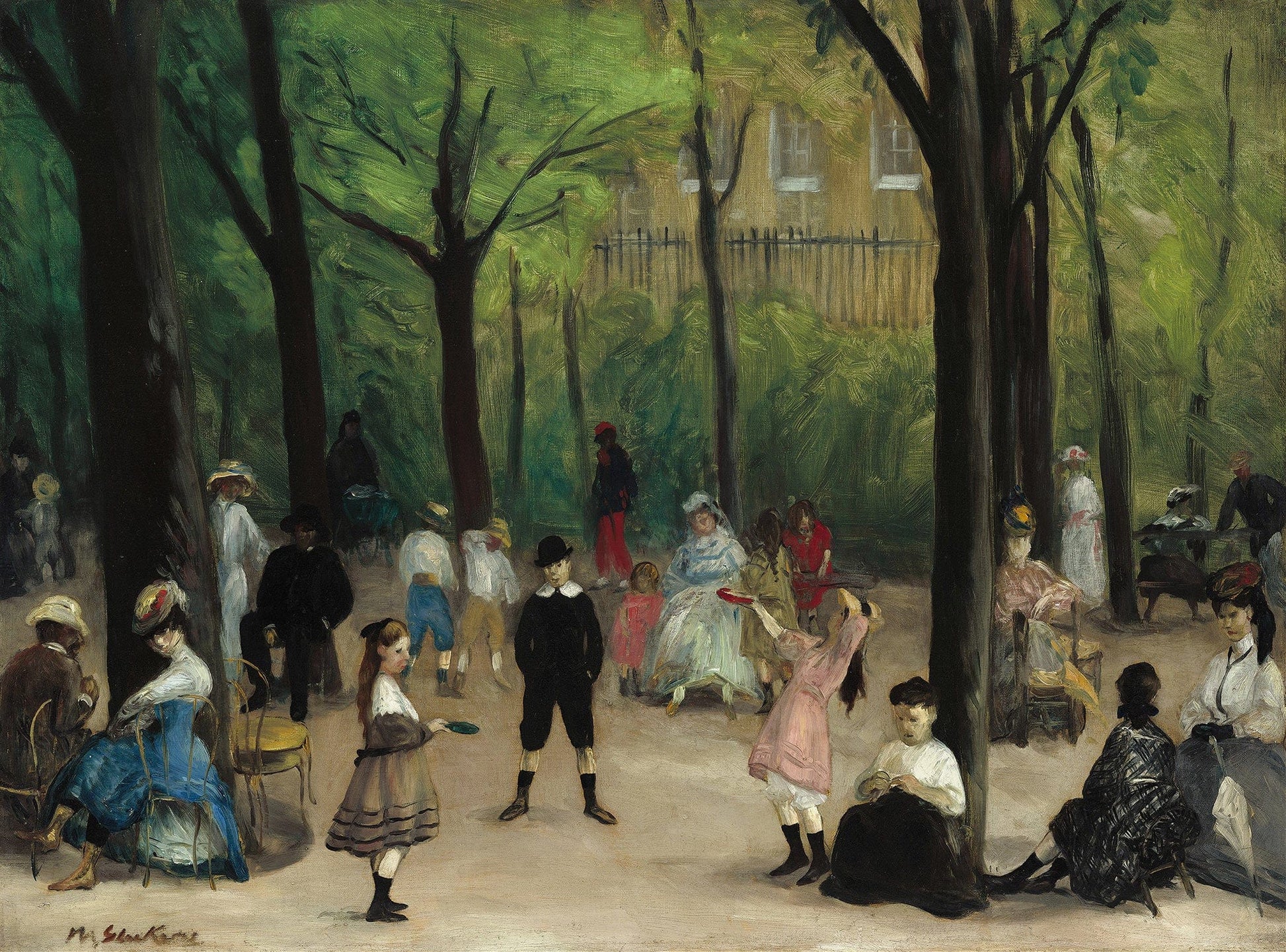 Luxembourg Gardens by William James Glackens