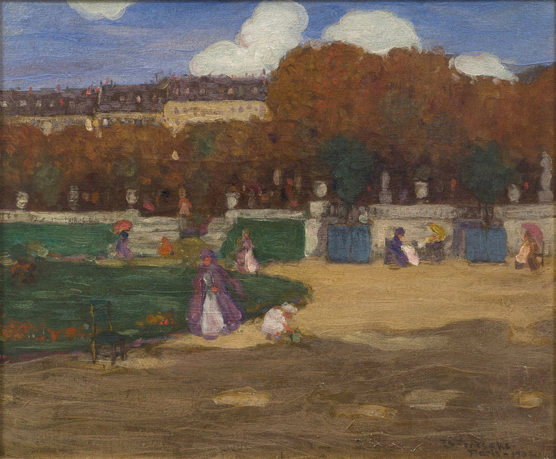 Luxembourg Gardens Paris by Frederick Carl Frieseke