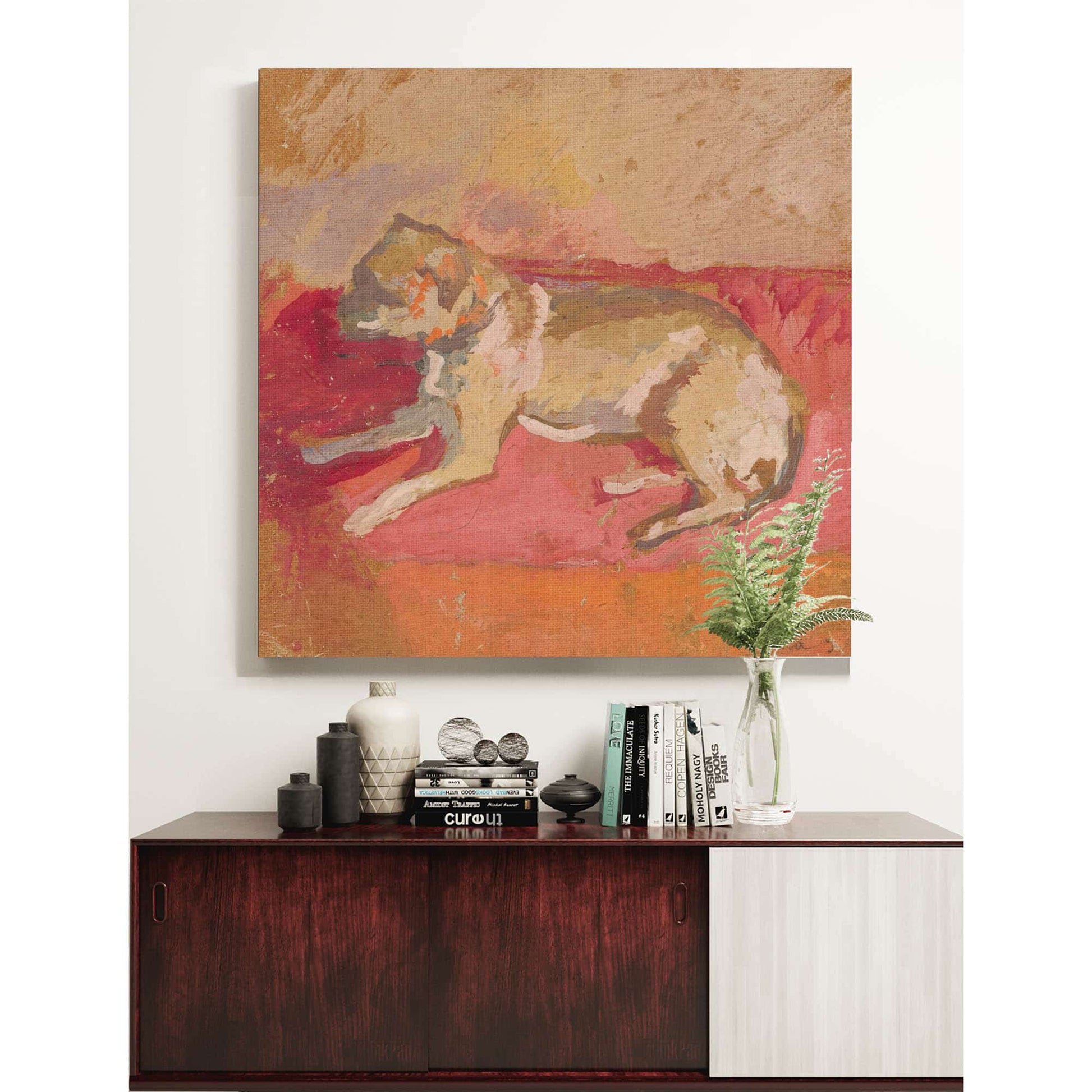 Lying Dog by Zygmunt Waliszewski