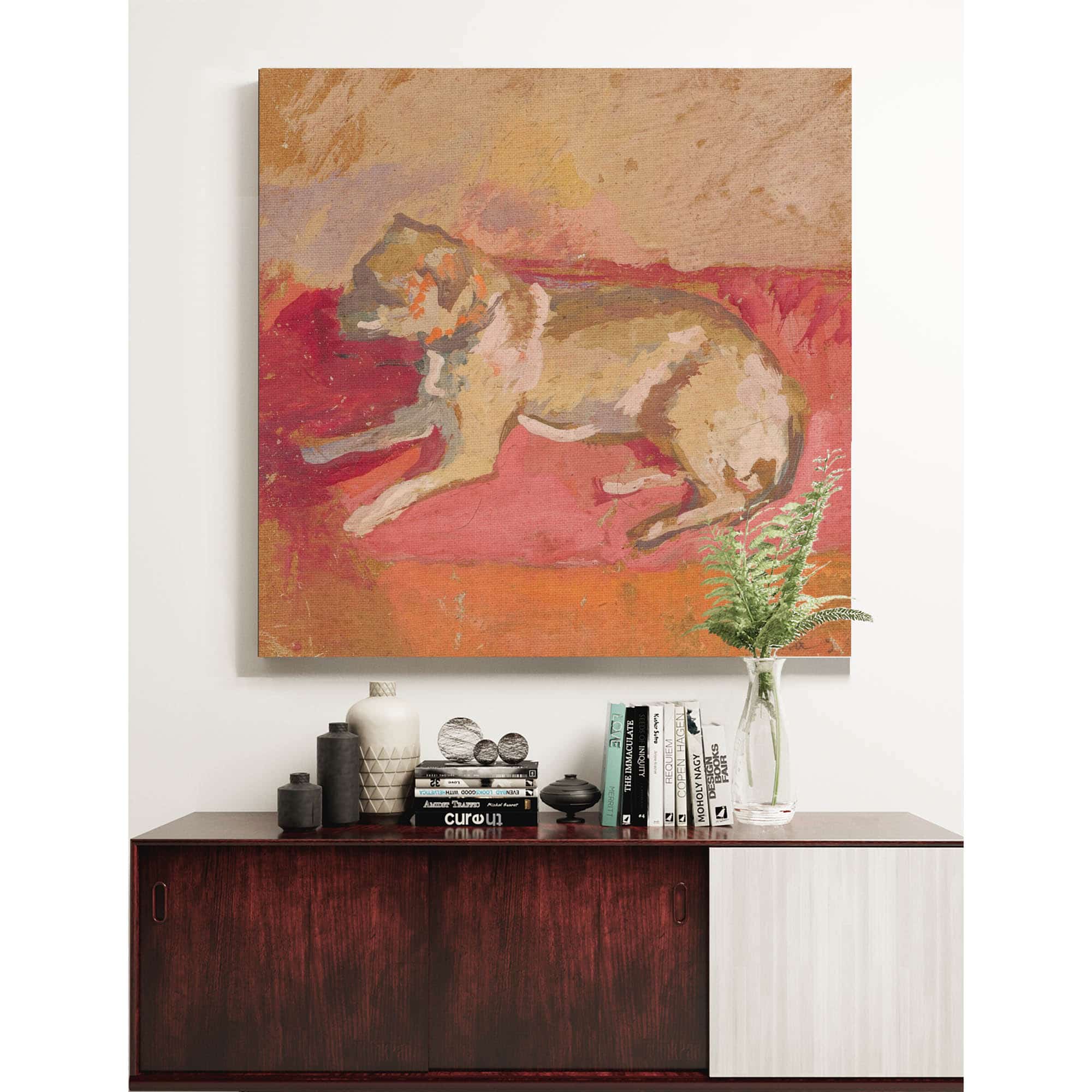 Lying Dog by Zygmunt Waliszewski