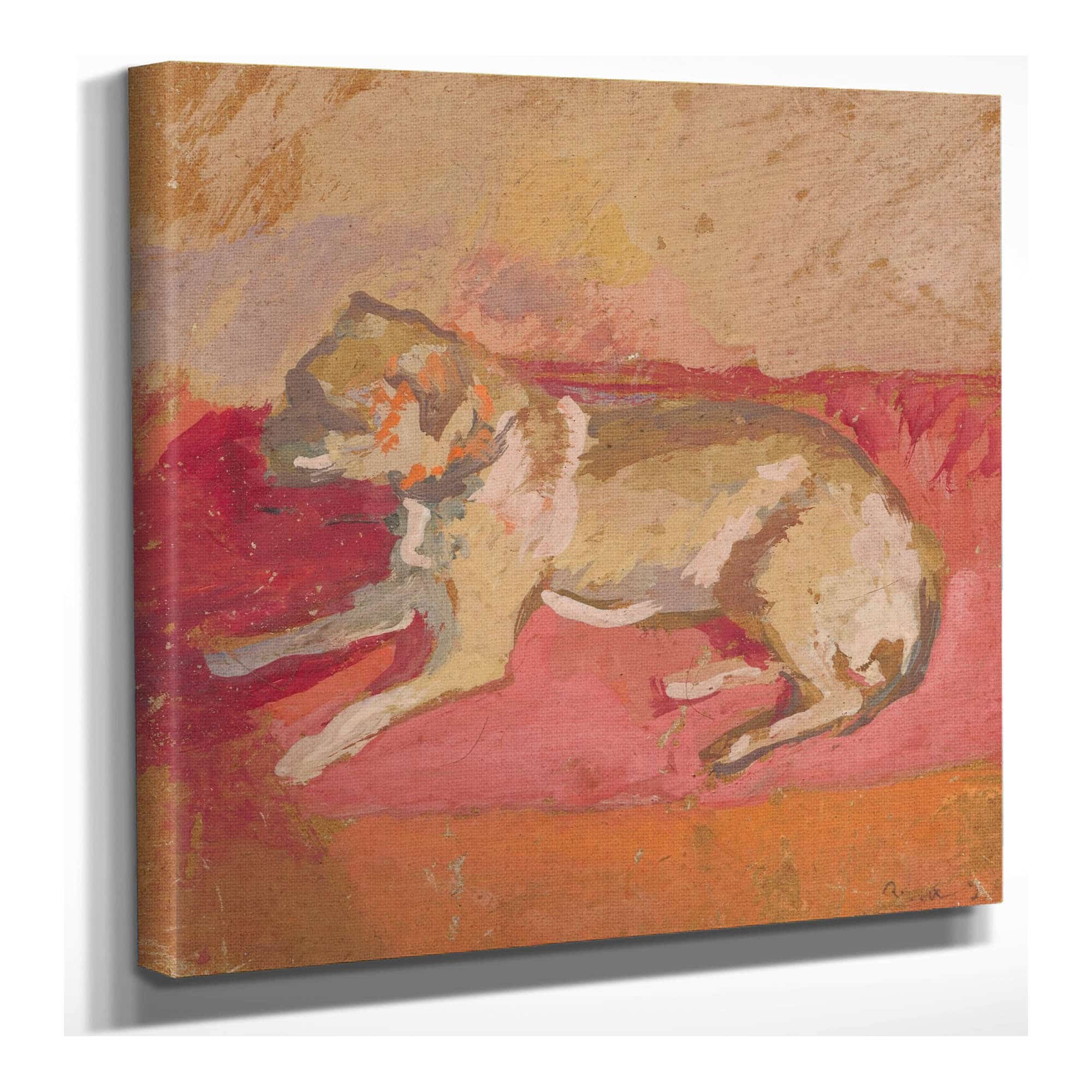 Lying Dog by Zygmunt Waliszewski