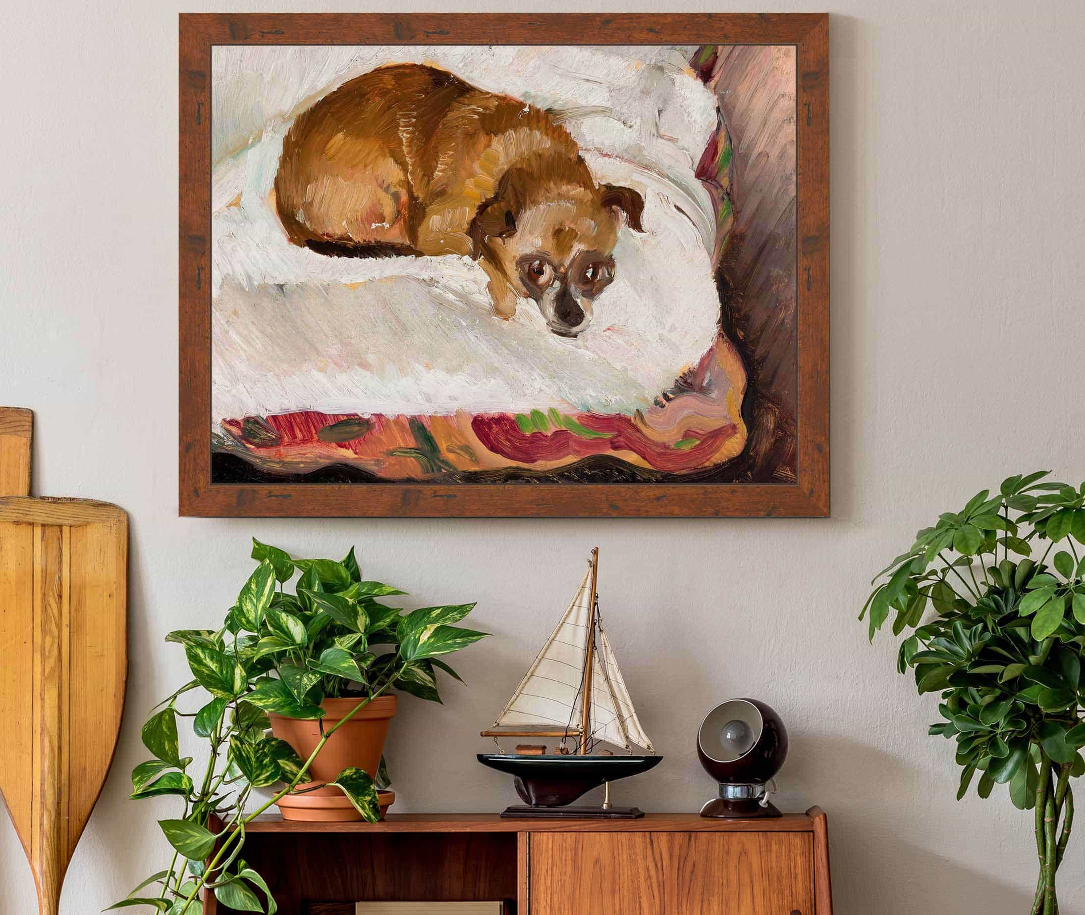 Lying Dog by Zygmunt Waliszewski