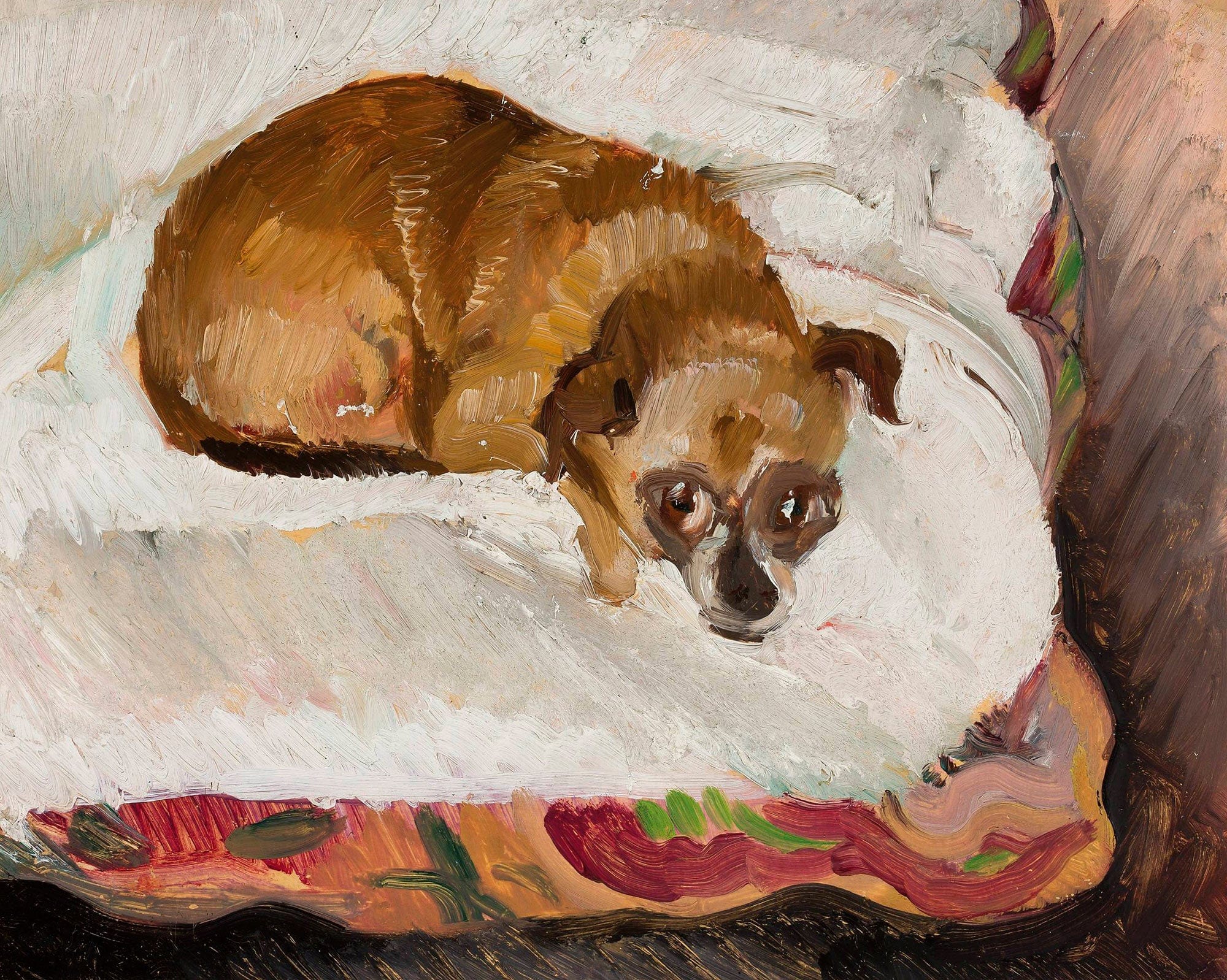 Lying Dog by Zygmunt Waliszewski