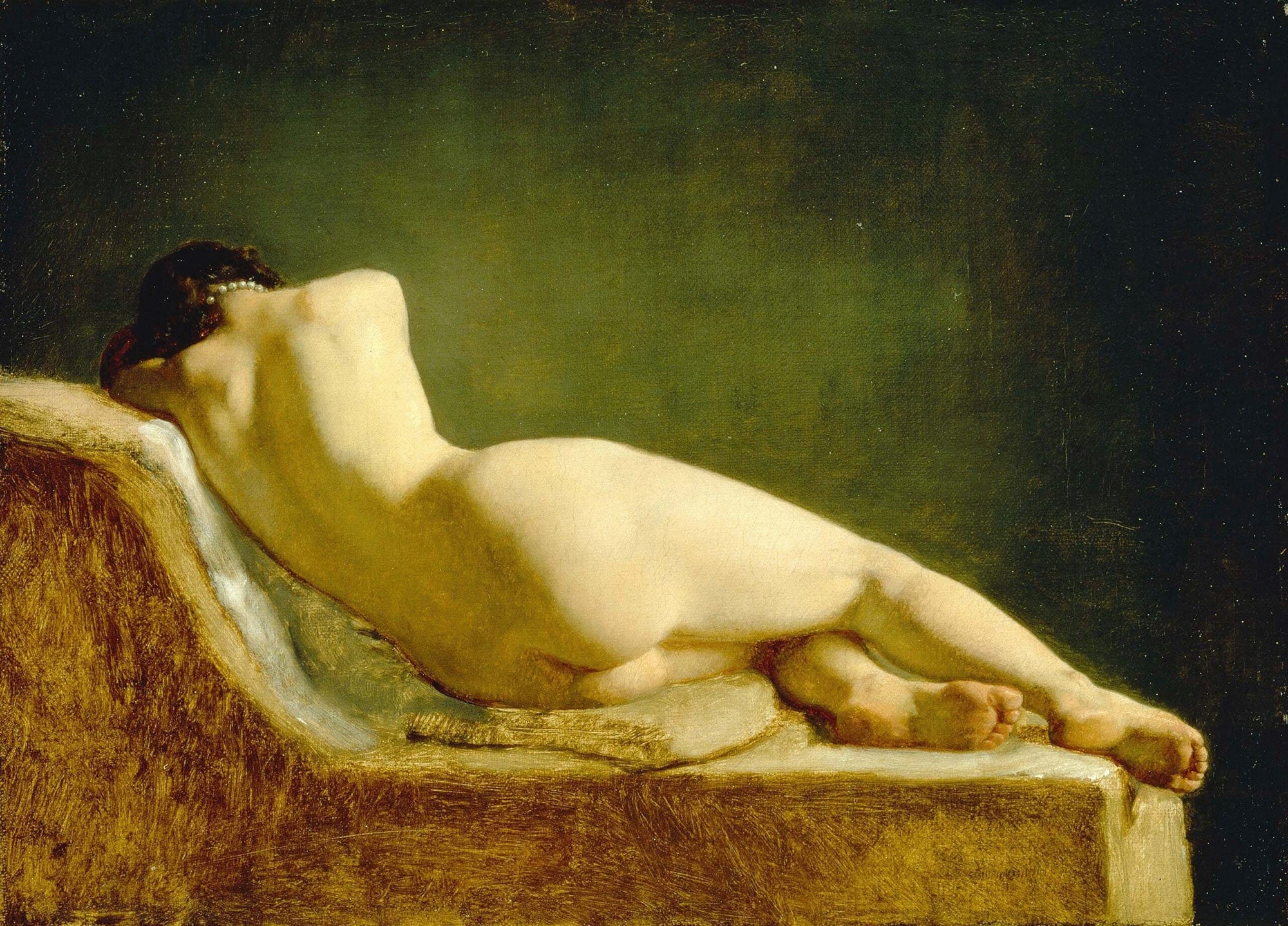 Lying Model by Wilhelm Marstrand