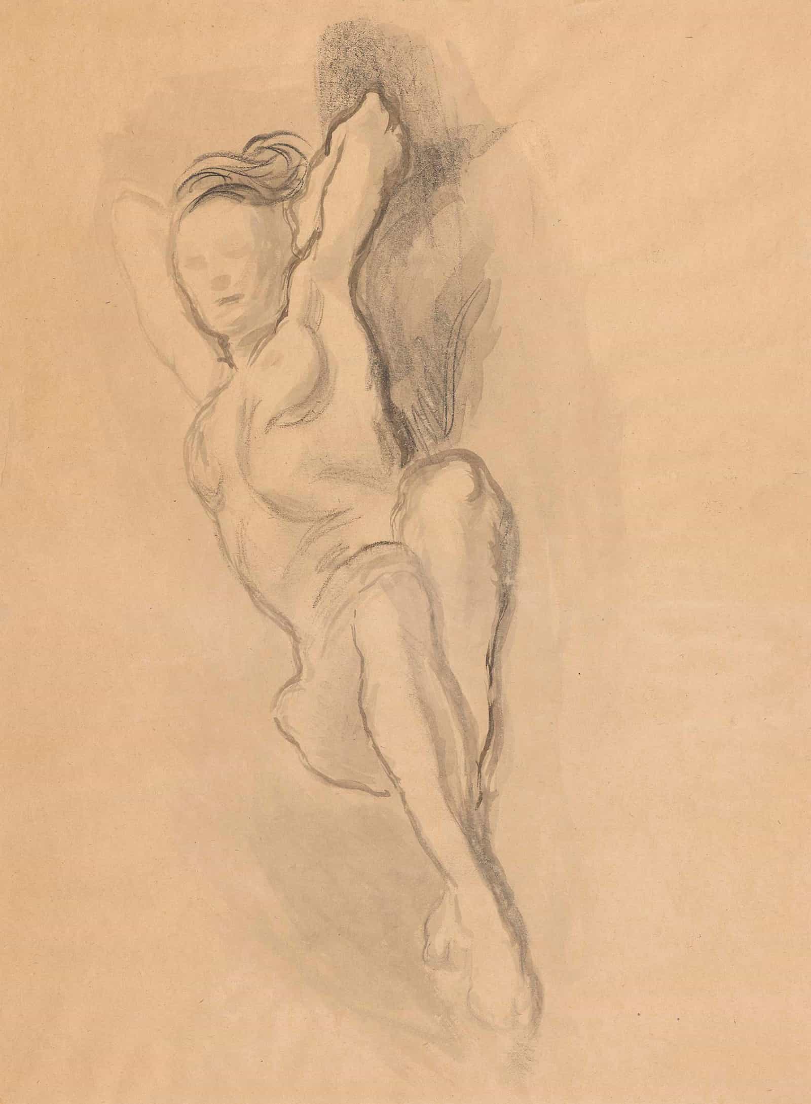 Lying Nude  by Zygmunt Waliszewski
