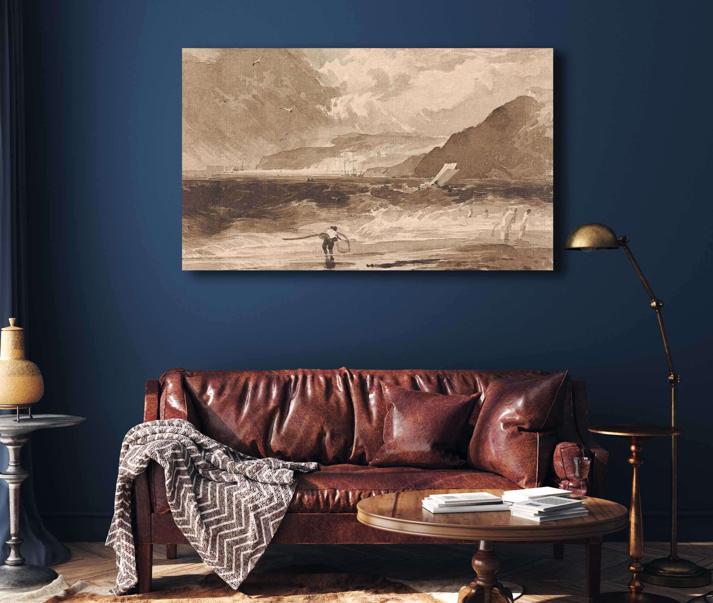 Lyme Regis Dorsetshire A Squall by Thomas Sully