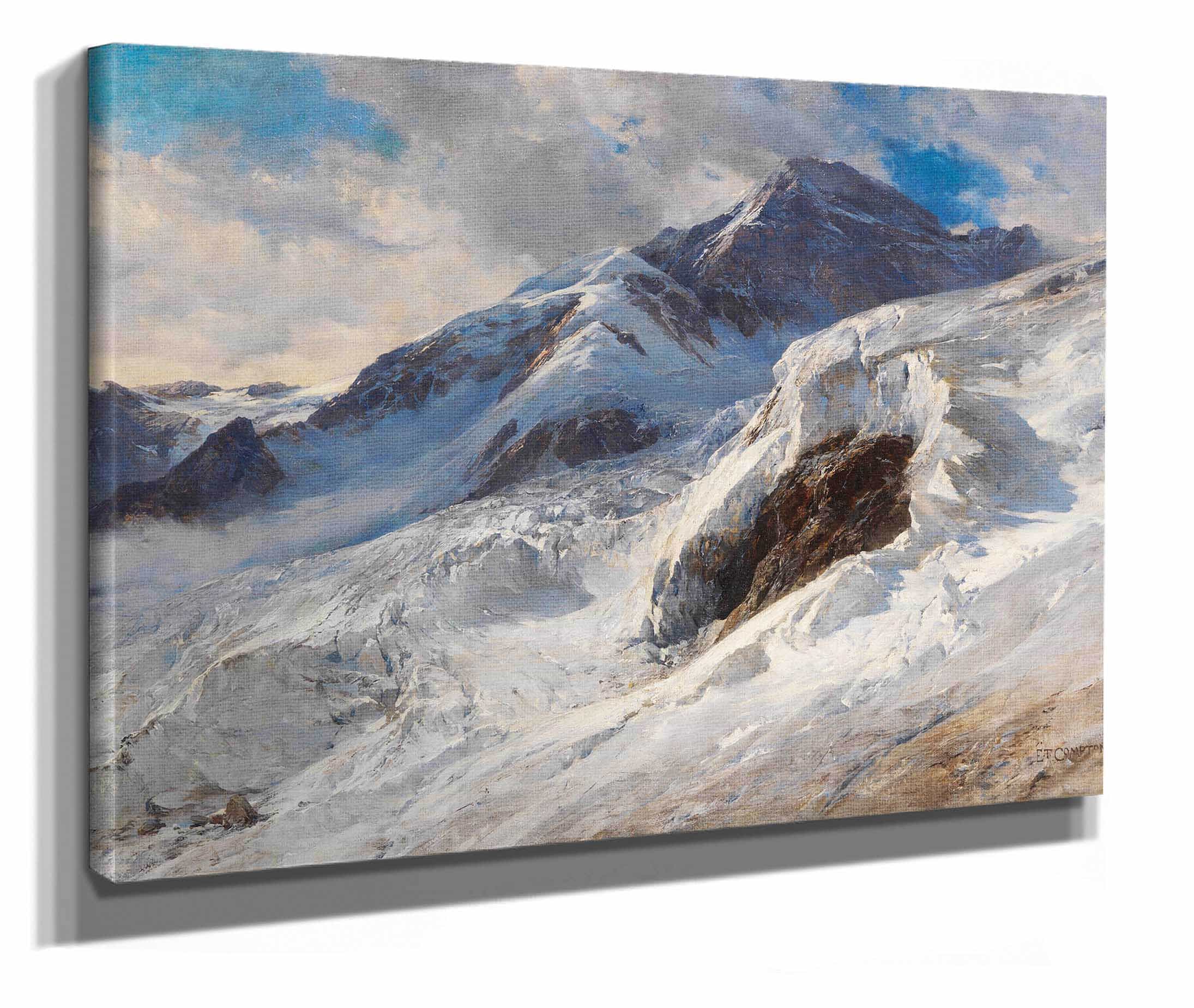 Lyskamm Monte Rosa by Edward Theodore Compton