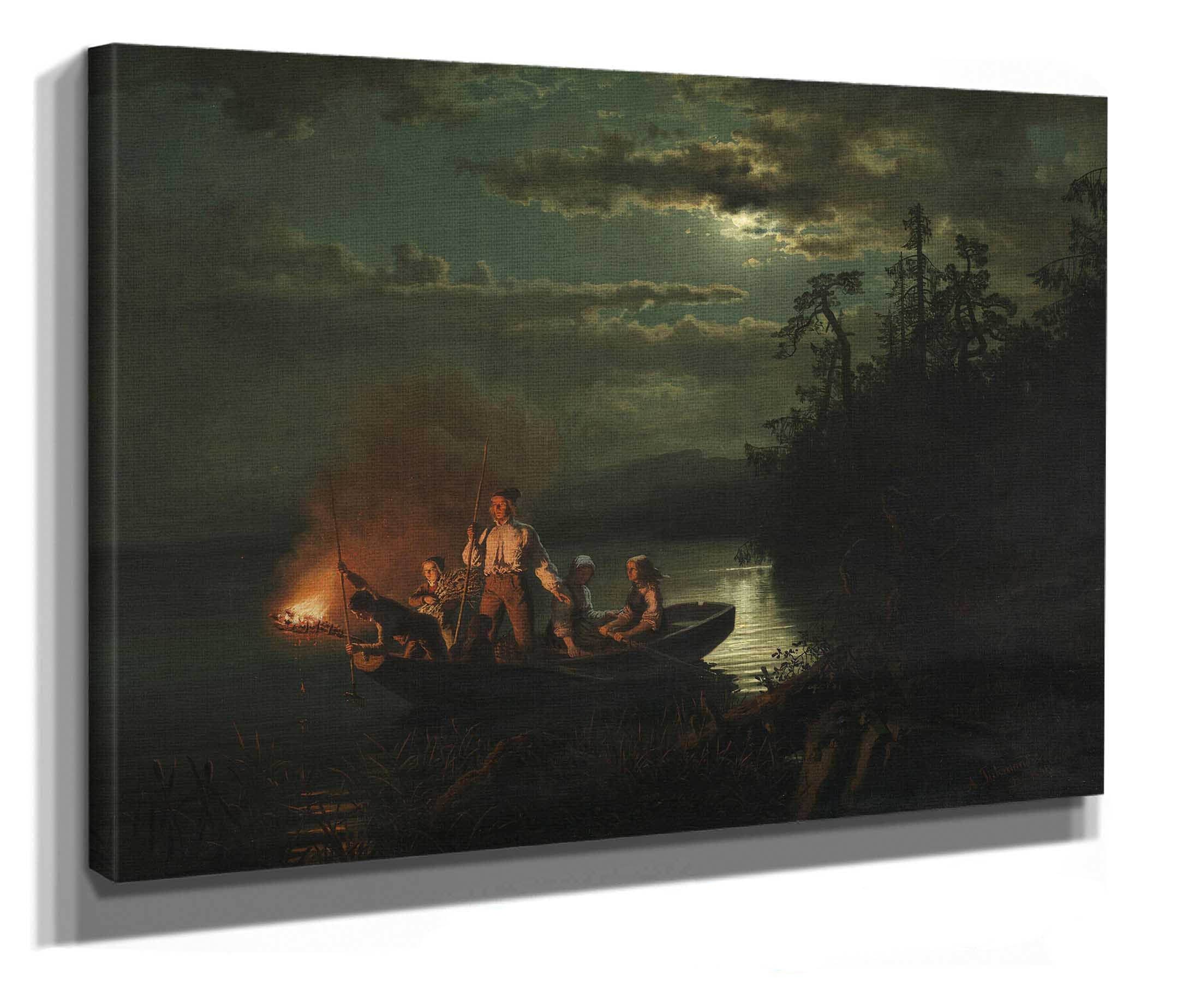 Lystring Pa Kroderen by Adolph Tidemand