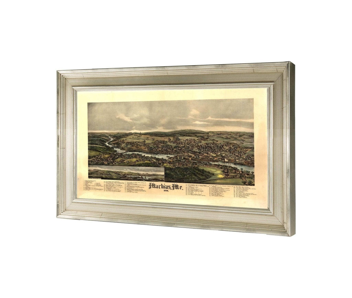 Machias Me 1896  State Of Maine
