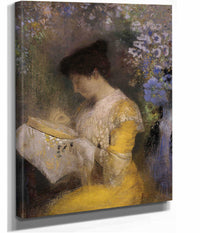 Madame Arthur Fontaine Marie Escudier Born by Odilon Redon