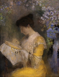 Madame Arthur Fontaine Marie Escudier Born by Odilon Redon