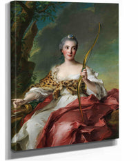 Madame Bergeret De Frouville As Diana by Jean Marc Nattier