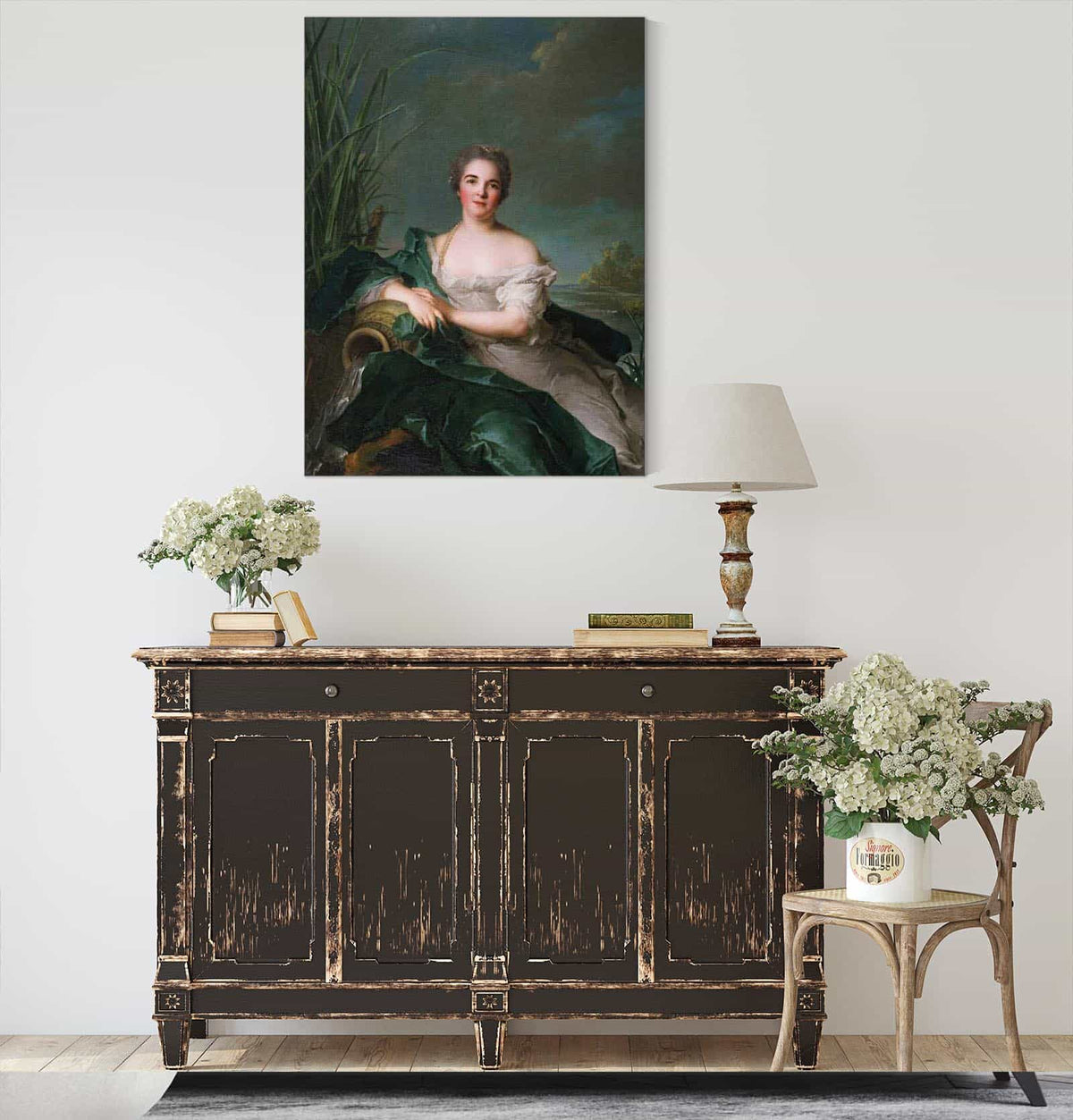 Madame De Flesselles by Jean Marc Nattier