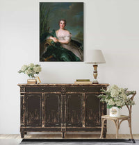 Madame De Flesselles by Jean Marc Nattier