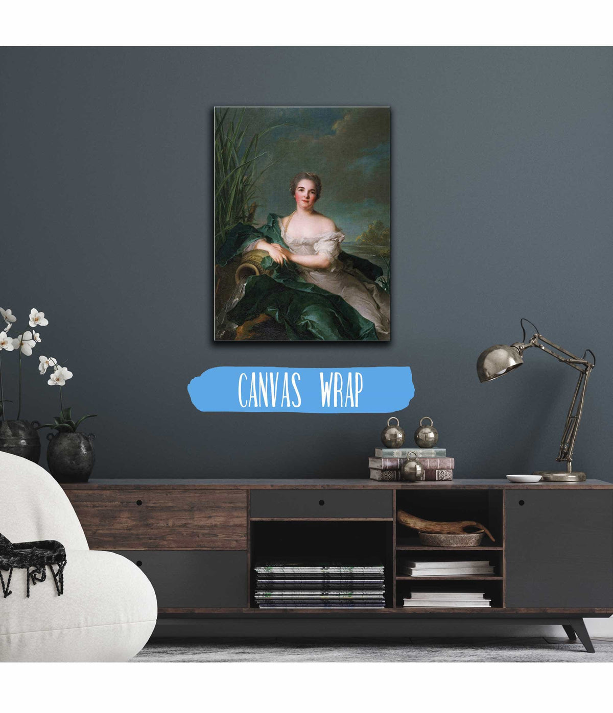 Madame De Flesselles by Jean Marc Nattier