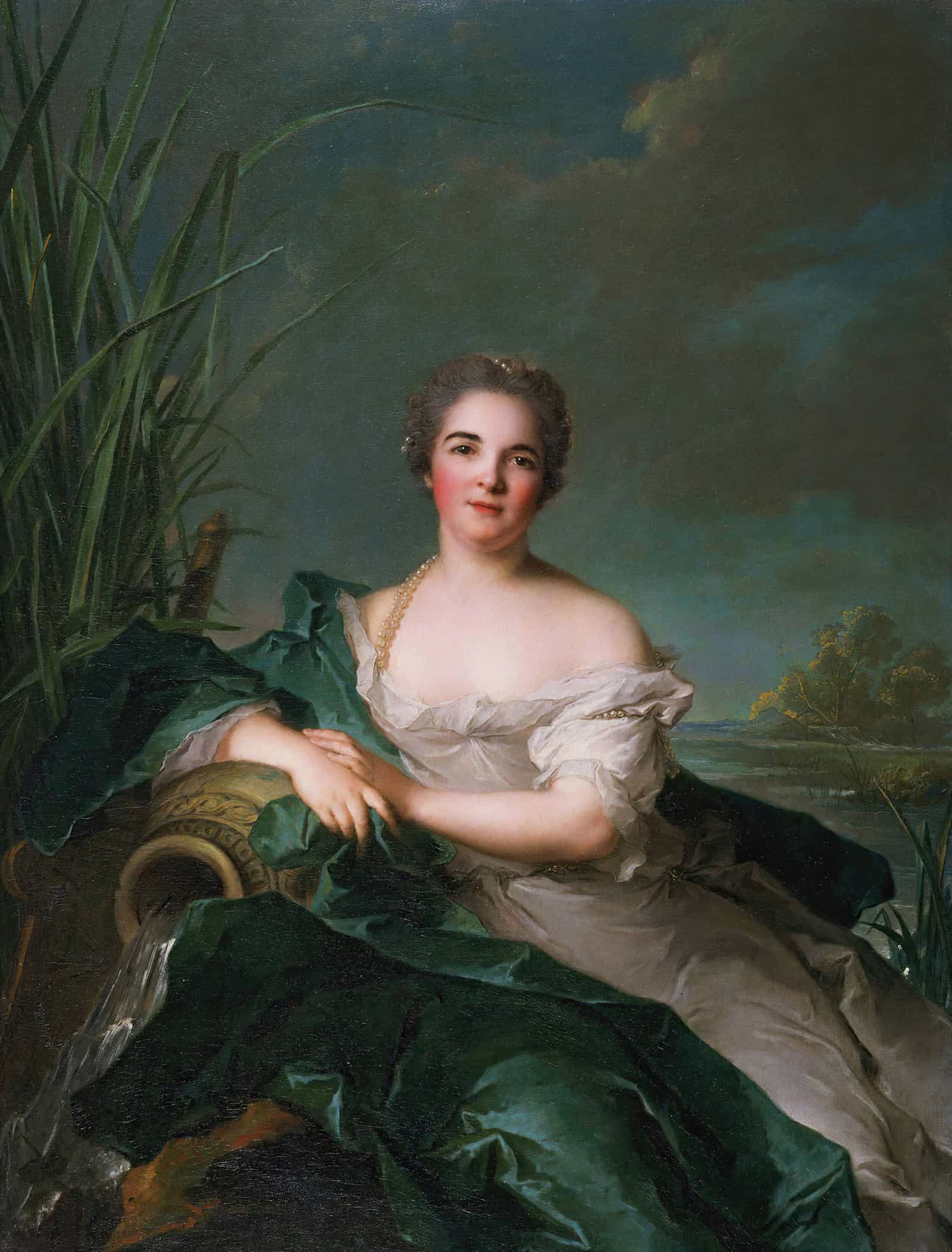 Madame De Flesselles by Jean Marc Nattier